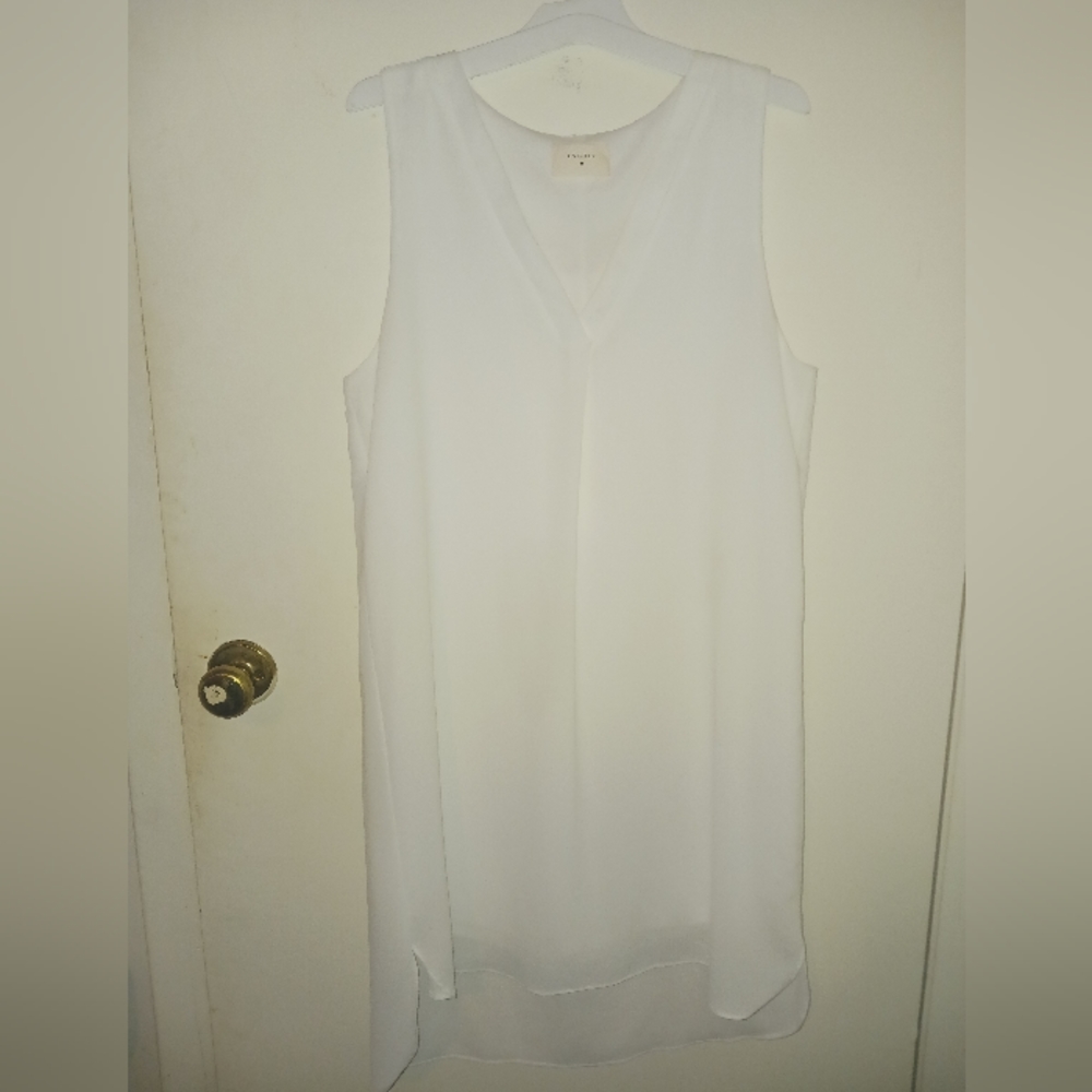 Everly White High-low Dress